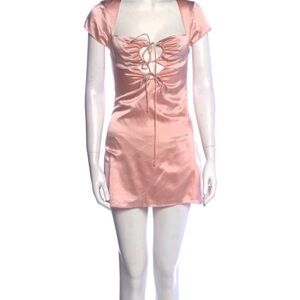 NWOT Guizio Silk Pink Dress